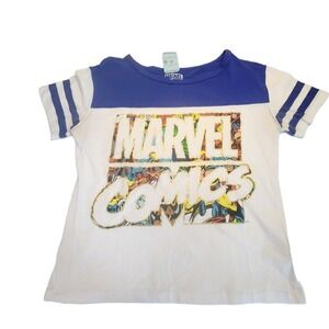Marvel Women's Size Medium‎ Logo Cropped Oversized T-Shirt